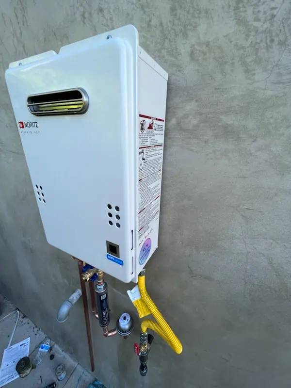 Tankless water heater installation for Fairway Estates homes